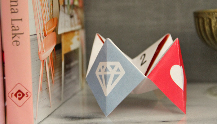 Valentine's Day Fortune Teller Printable | Wayfair